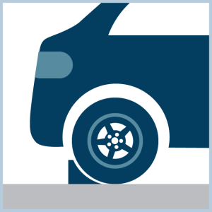 Step 3 To changing your flat tire: Put park brake on or use blocks to keep vehicle still. Road Safety 101: A Weekly Guide to Staying Safe On The Road by the Detroit car accident attorneys at Goodman Acker