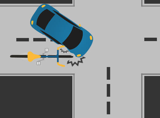 A right hook occurs when a driver turns right while a bike rider goes straight. These accidents can be very serious and are usually the fault of the driver.