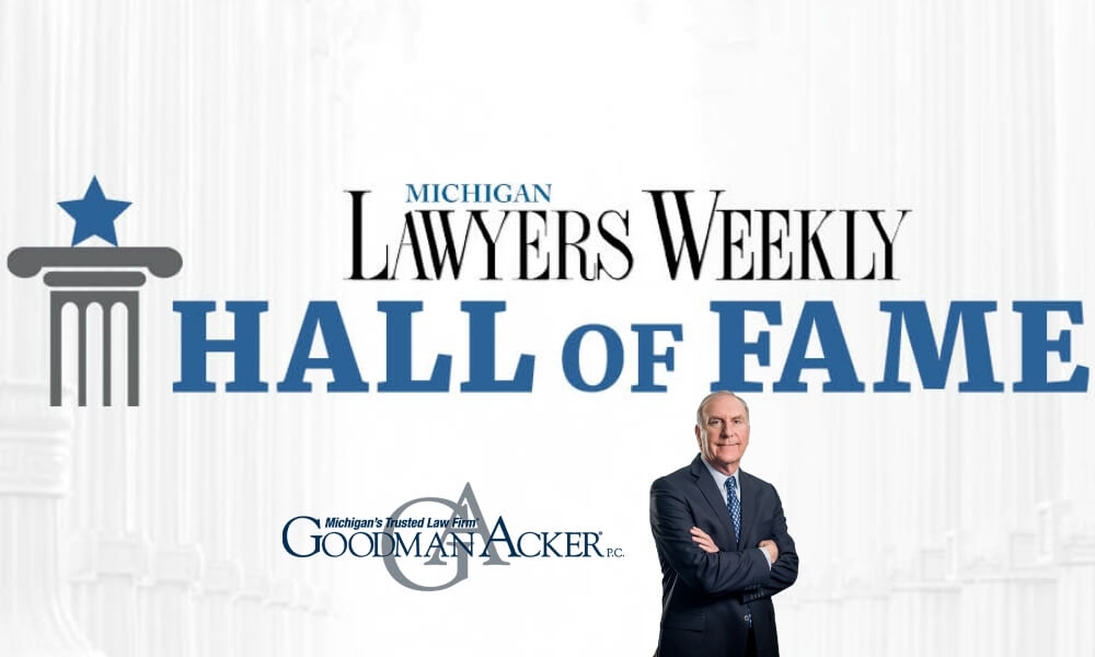 Jerry Acker Chosen for Michigan Lawyers Weekly 2020 Hall of Fame