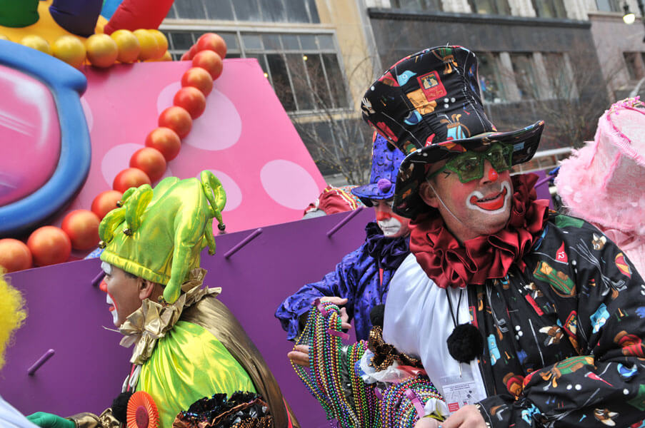 Distinguished Clown Corps at the America’s Thanksgiving Parade®