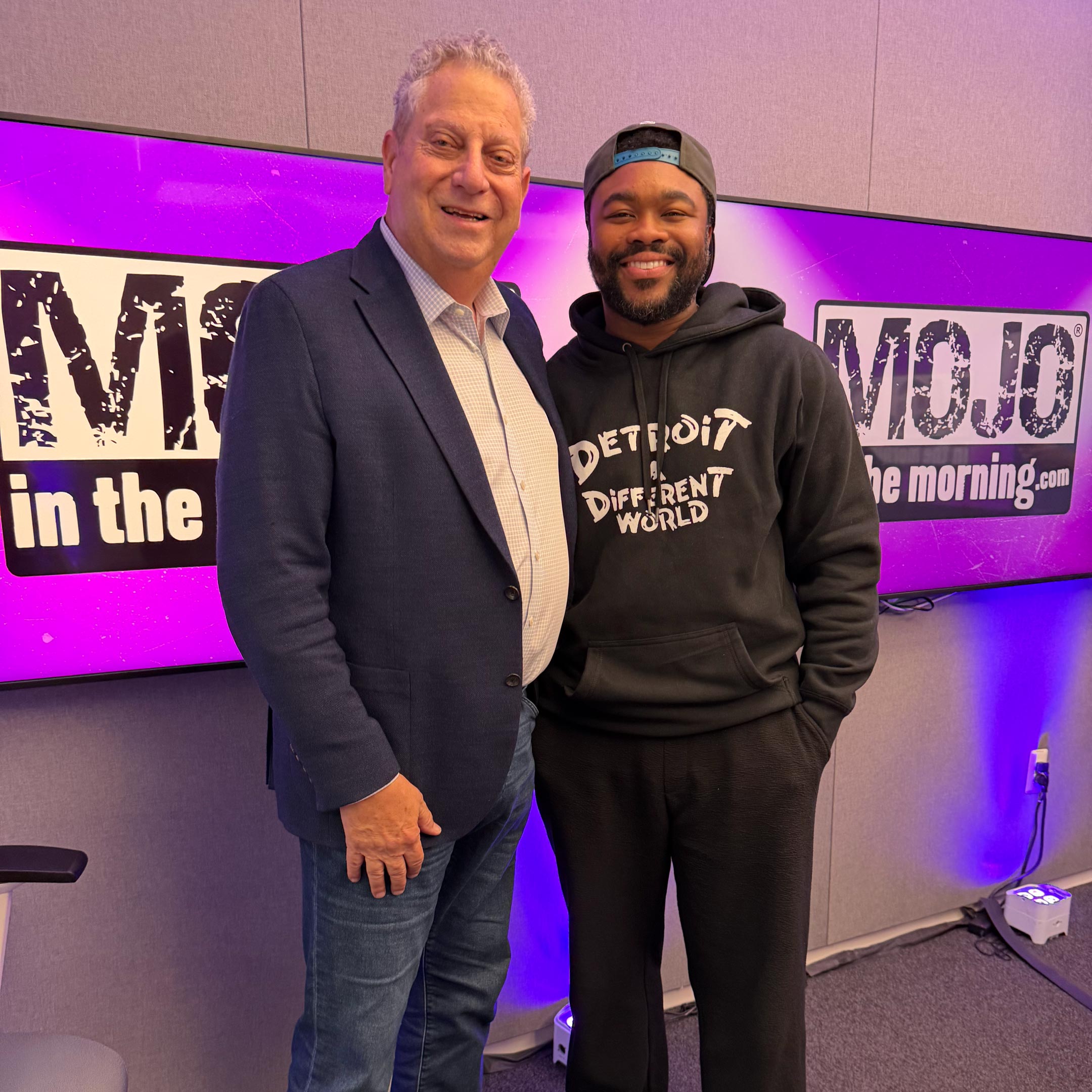 Barry Goodman of Goodman Acker and Kev from Mojo in the Morning